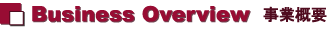 Business Overview 事業概要